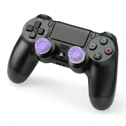 FPS Freek Galaxy Purple for PlayStation 4 (PS4) and PlayStation 5 (PS5) | Performance Thumbsticks | 1 High-Rise, 1 Mid-Rise | Purple