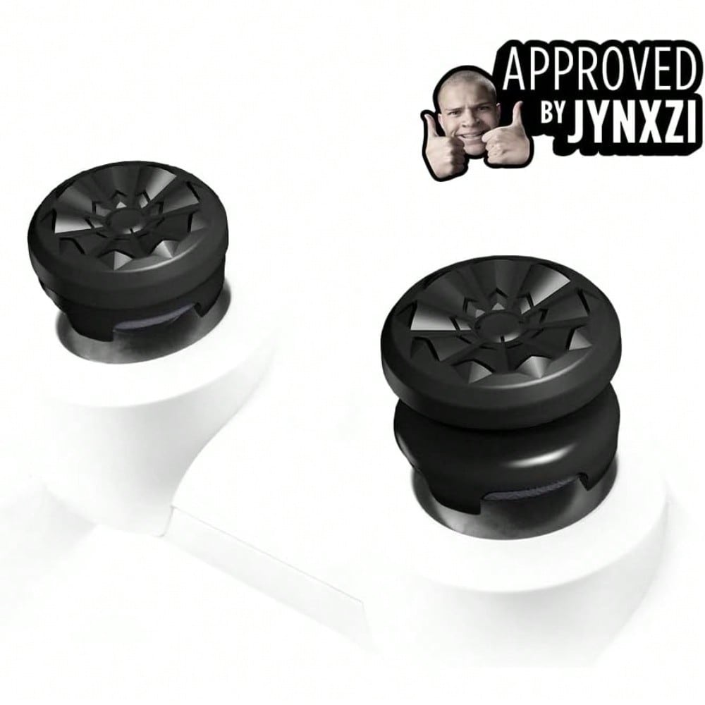 FPS Freek Galaxy Black for PlayStation 4 and PlayStation 5 | Performance Thumbsticks | 1 High-Rise, 1 Mid-Rise | Black (Limited Edition)