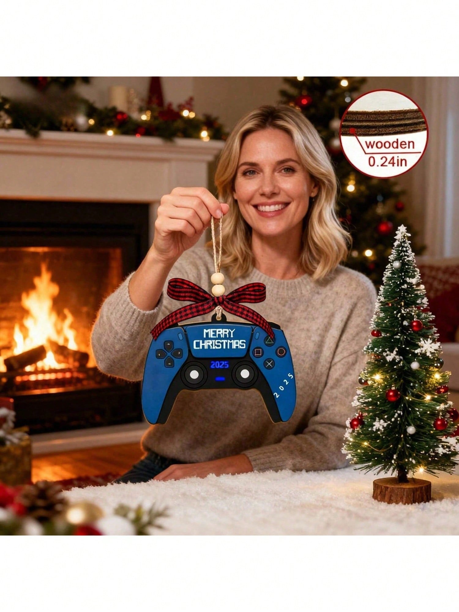 Christmas Ornaments for Gamers – Fun Gaming Controller Decorations for Christmas Holiday Trees, Perfect Gift for Kids & Teens