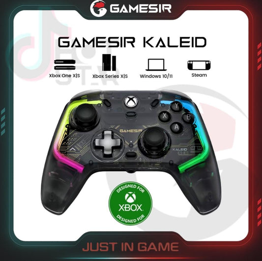 GameSir Kaleid Wired RGB Controller for Xbox Series X|S, Xbox One, Windows 10/11 & Steam Ultimate Anti-Drift Gamepad with Precision Hall Effect Sticks