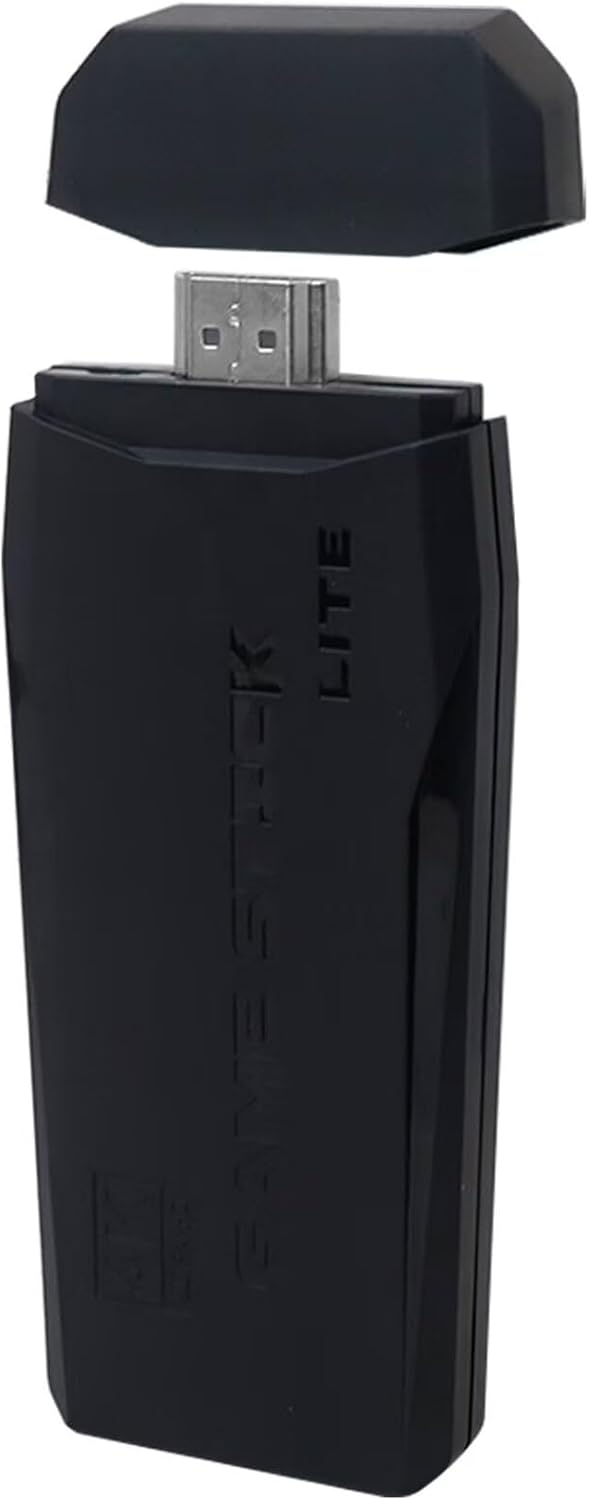 Wireless TV Game Stick Built-in 20000+ Games, 64GB TF Card, 2.4GHz Wireless Gamepad with 15 Emulators Retro Video Games Gifts for Retro Gaming Lovers