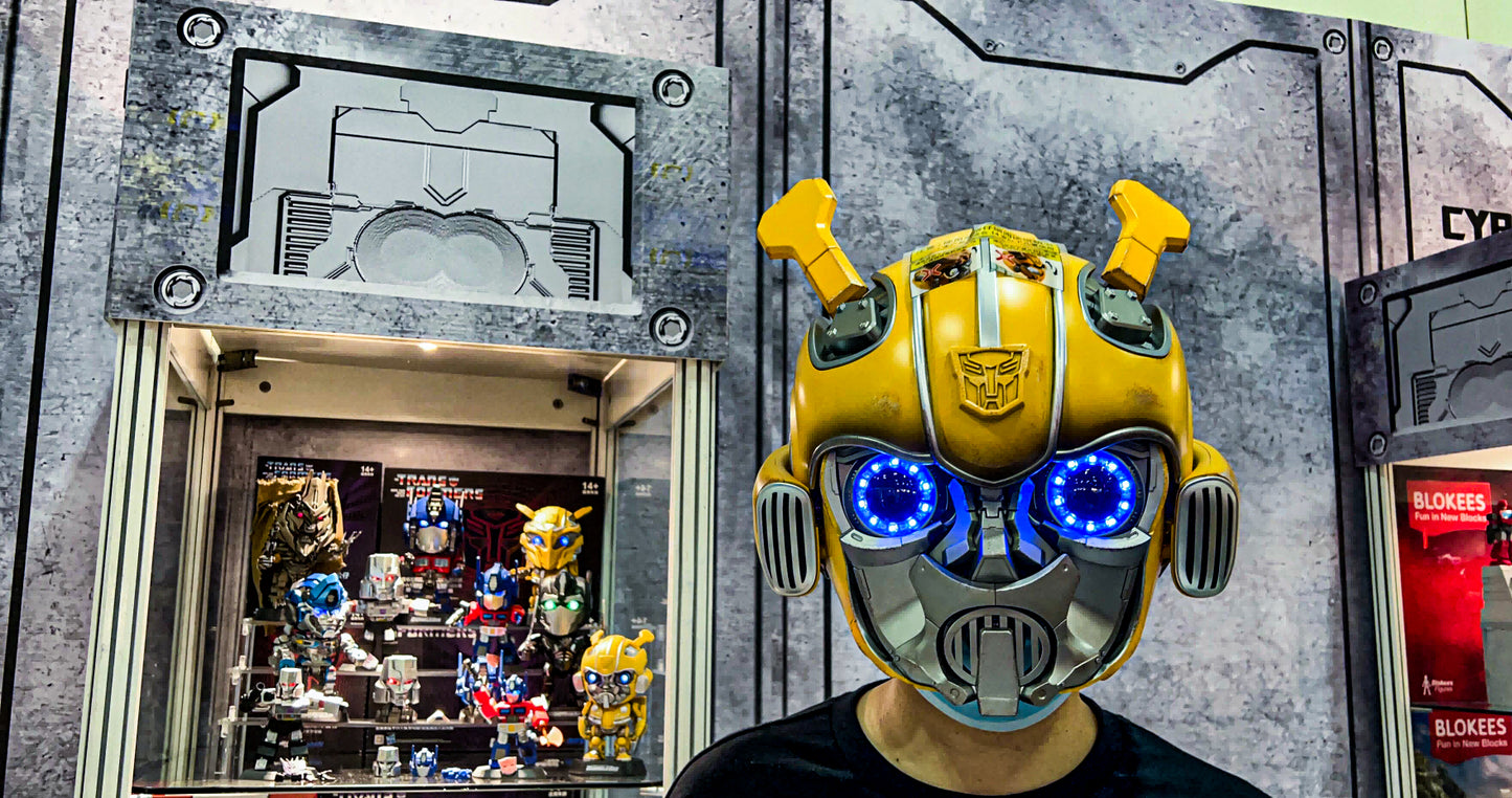 Transformers Bumblebee wearable Helmet English Voice Control (Upgraded Version Collectable)