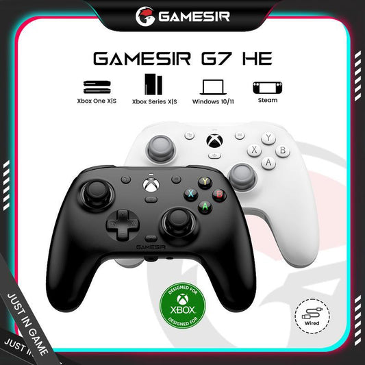 GameSir G7 HE Dual Color Wired Controller, Officially licensed Controller with Hall Effect Sticks for Xbox Series X|S, Xbox One, Windows 10|11, PC Console Smartphone