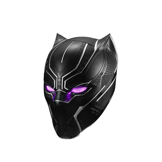 1:1 Collectible Wearable Black Panther Helmet w/Eye Lights Touch Control System
