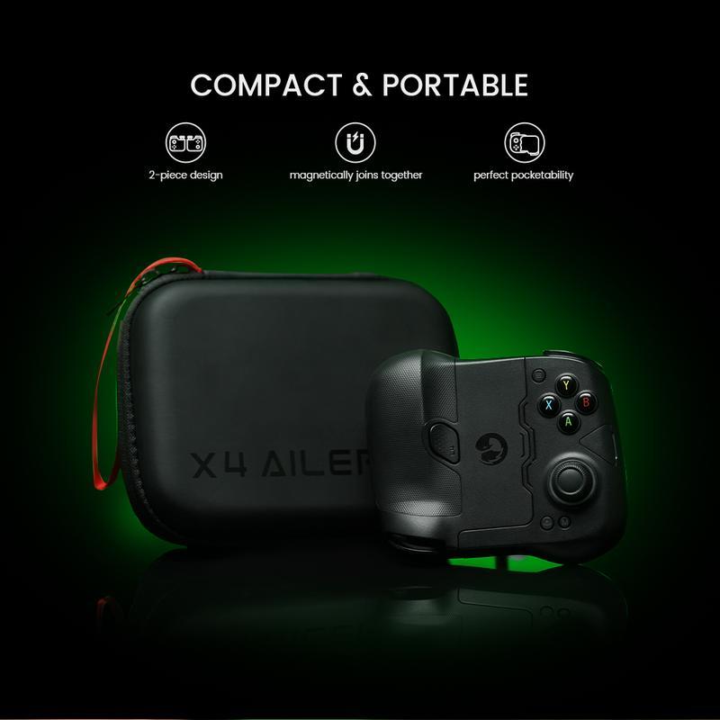 GameSir X4 Aileron Bluetooth Mobile Gaming Controller for Android with Hall Effect Joysticks