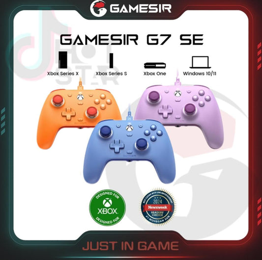 GameSir G7 SE Multi-Color Wired Controller, Precision Gamepad for Xbox Series X|S, Xbox One & Windows 10/11 with Hall Effect Joysticks