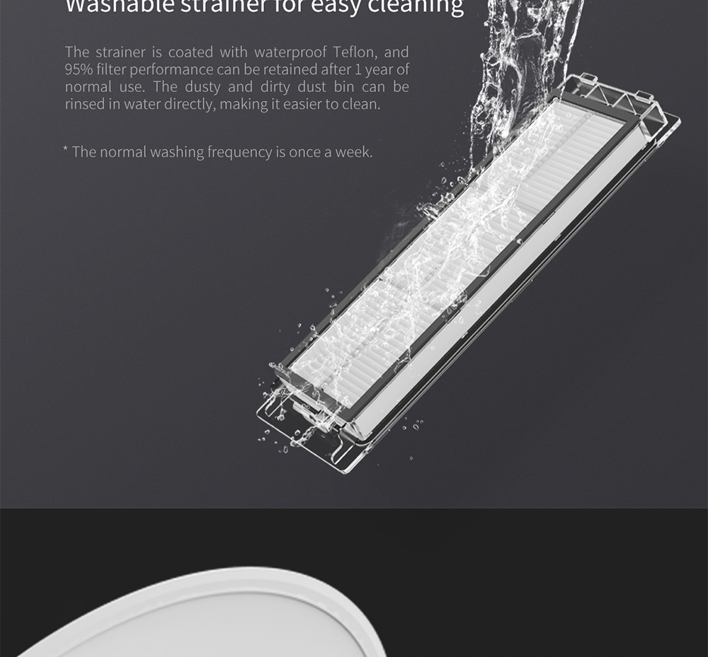 2PCS Original Xiaomi Robotic Vacuum Cleaner Side Brushes for Xiaomi Robotic Vacuum Cleaner/Xiaomi Robotic Vacuum Cleaner 2