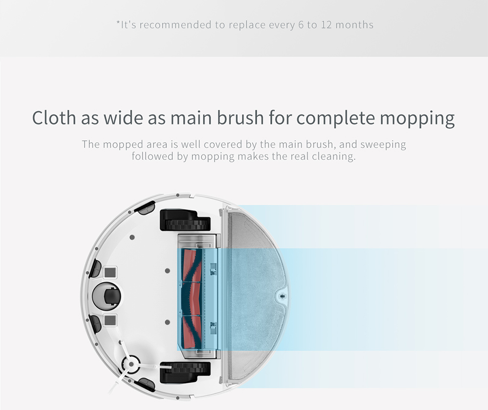 2PCS Original Xiaomi Robotic Vacuum Cleaner Side Brushes for Xiaomi Robotic Vacuum Cleaner/Xiaomi Robotic Vacuum Cleaner 2