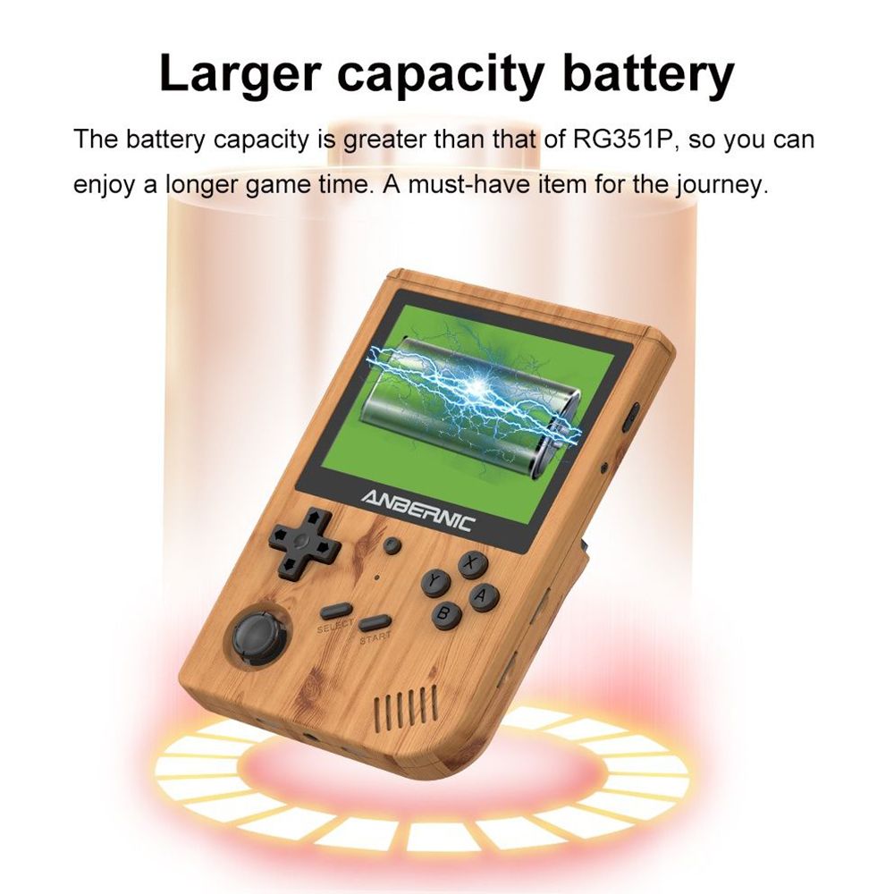 ANBERNIC RG351V 64GB Handheld Game Console Black