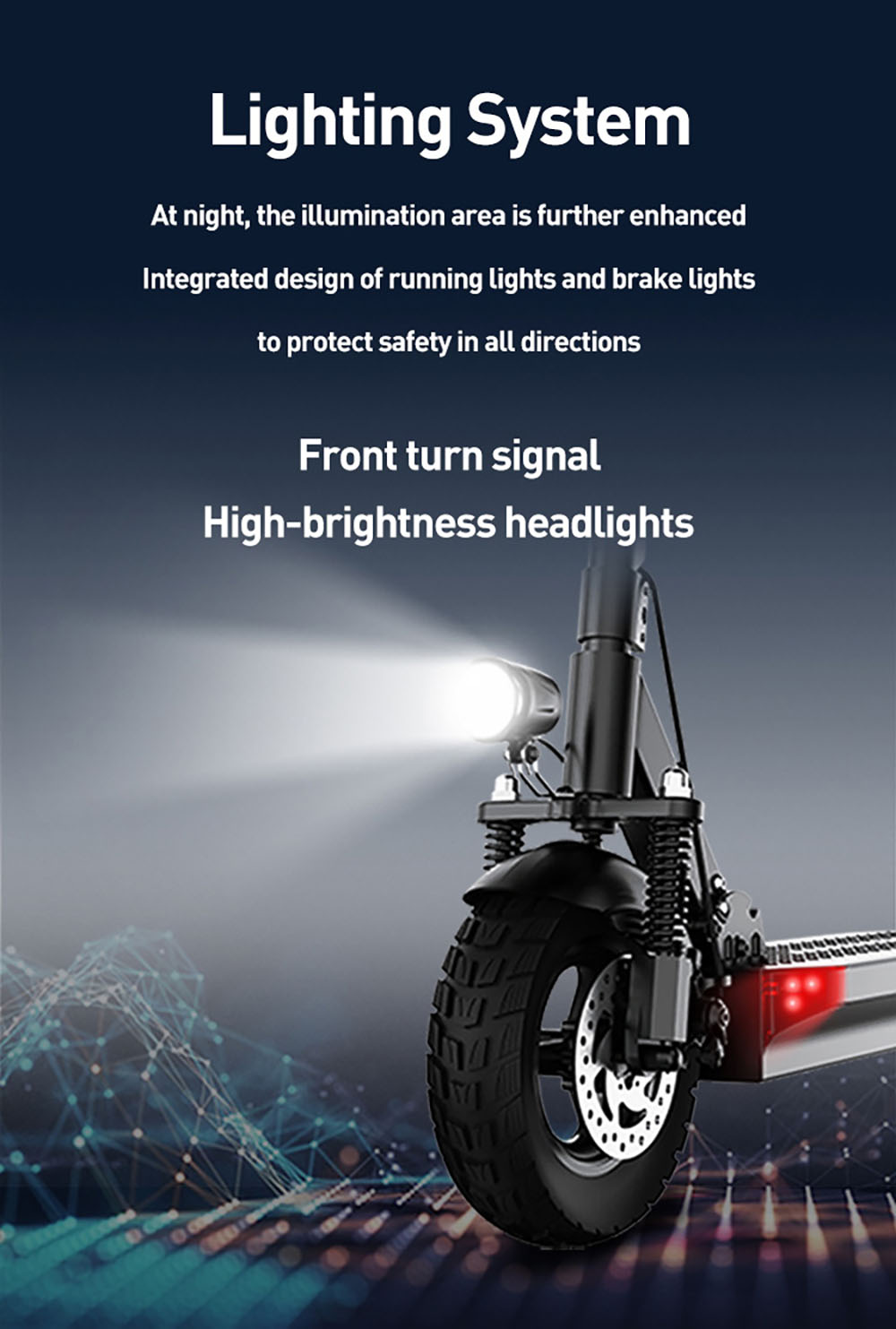 JOYOR Y6-S Electric Scooter 18Ah Battery 500W Motor Up to 60KM Range 10 Inch Wheel 40Km/h Max Speed