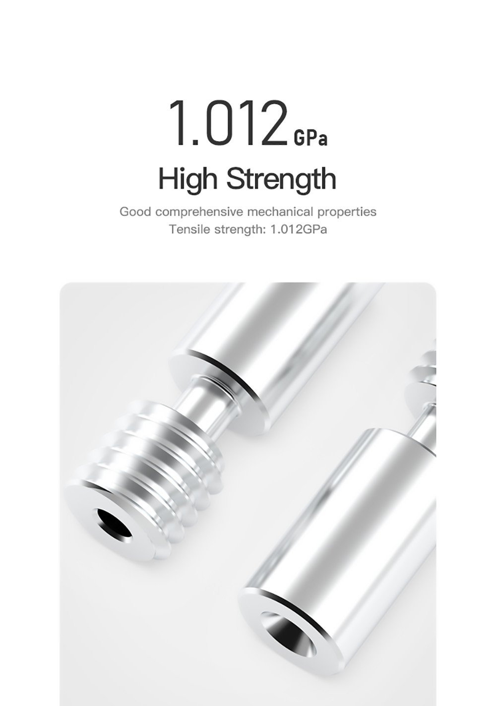 Creality Titanium Alloy Throat Tube for Ender-3 S1/ Ender-3 S1 Pro/ CR-10 Smart Pro/ Sermoon V1/ Sermoon V1 Pro