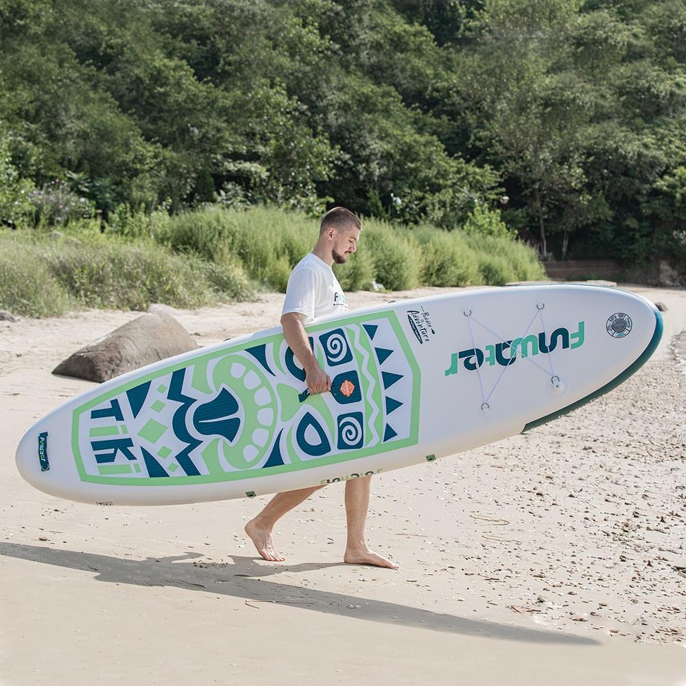 FunWater SUPFW05A NEW TIKI Inflatable Stand Up Paddle Board 10.6'' Long 33' Wide 6' Thick