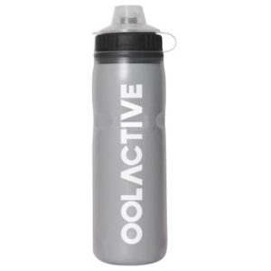 20oz Bike Water Bottle Cycling Squeeze Bottle 600ml - Grey