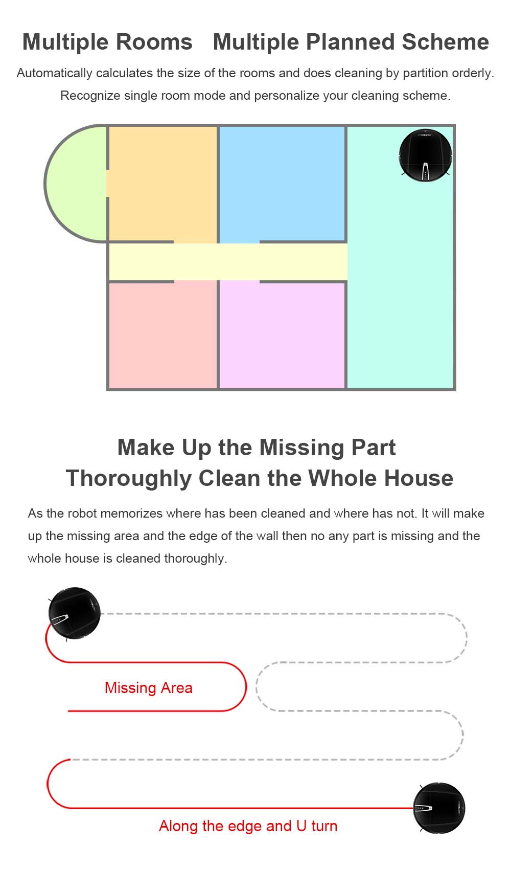 LIECTROUX V3S Pro Robot Vacuum Cleaner, 4000Pa Suction, Dry Wet Mopping, 2D Map Navigation, with Memory, WiFi App Voice Control