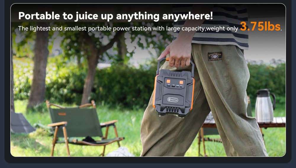 Flashfish A201 172WH 200W 220V Power Station + TSP 18V 100W Foldable Solar Panel Emergency Energy Kit With DC/USB Output