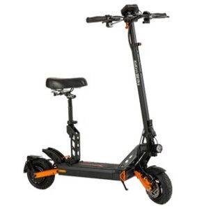 KuKirin G2 Pro Folding Electric Scooter 9.0x3.0 Inch Tubeless Vacuum Tire 600W Motor 48V 15.6Ah Battery 58km Max Range, HD LCD Display Dual Disc Brake Led Light Spring Shock Absorber, Detachable Seat Turn signal light