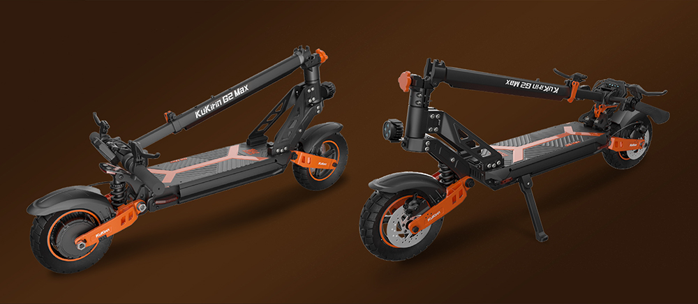 KuKirin G2 Max Electric Scooter 10 Inch Off-road Tires 1000W Motor 55Km/h Max Speed 48V 20Ah Battery 80km Range 120KG Max Load Detachable Seat Adjustable Height