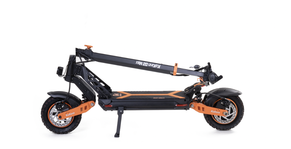 KuKirin G2 Max Electric Scooter 10 Inch Off-road Tires 1000W Motor 55Km/h Max Speed 48V 20Ah Battery 80km Range 120KG Max Load Detachable Seat Adjustable Height