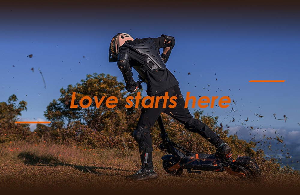 KuKirin G2 Max Electric Scooter 10 Inch Off-road Tires 1000W Motor 55Km/h Max Speed 48V 20Ah Battery 80km Range 120KG Max Load Detachable Seat Adjustable Height
