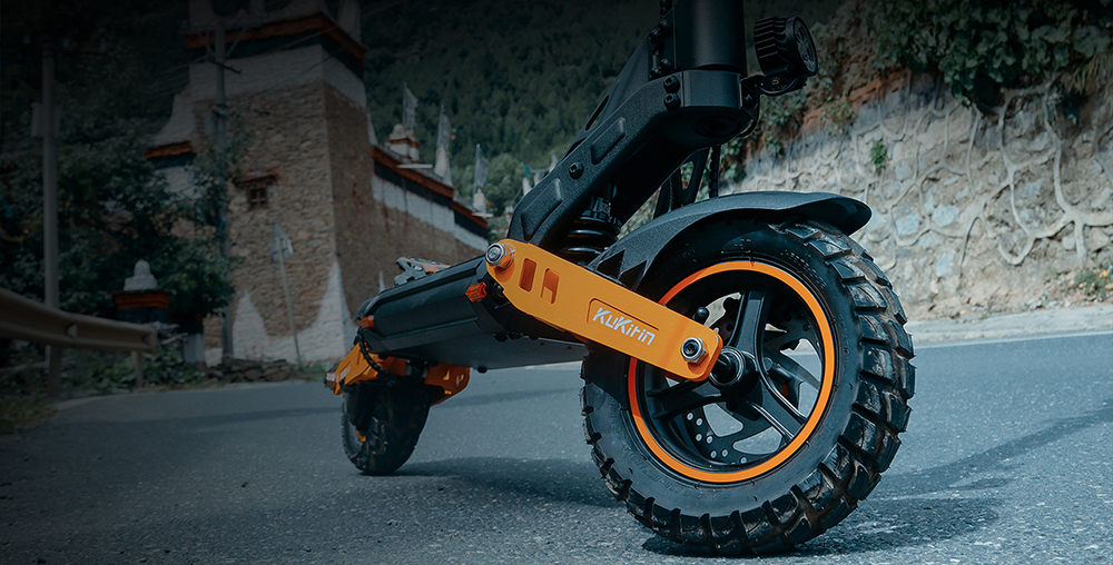 KuKirin G2 Max Electric Scooter 10 Inch Off-road Tires 1000W Motor 55Km/h Max Speed 48V 20Ah Battery 80km Range 120KG Max Load Detachable Seat Adjustable Height