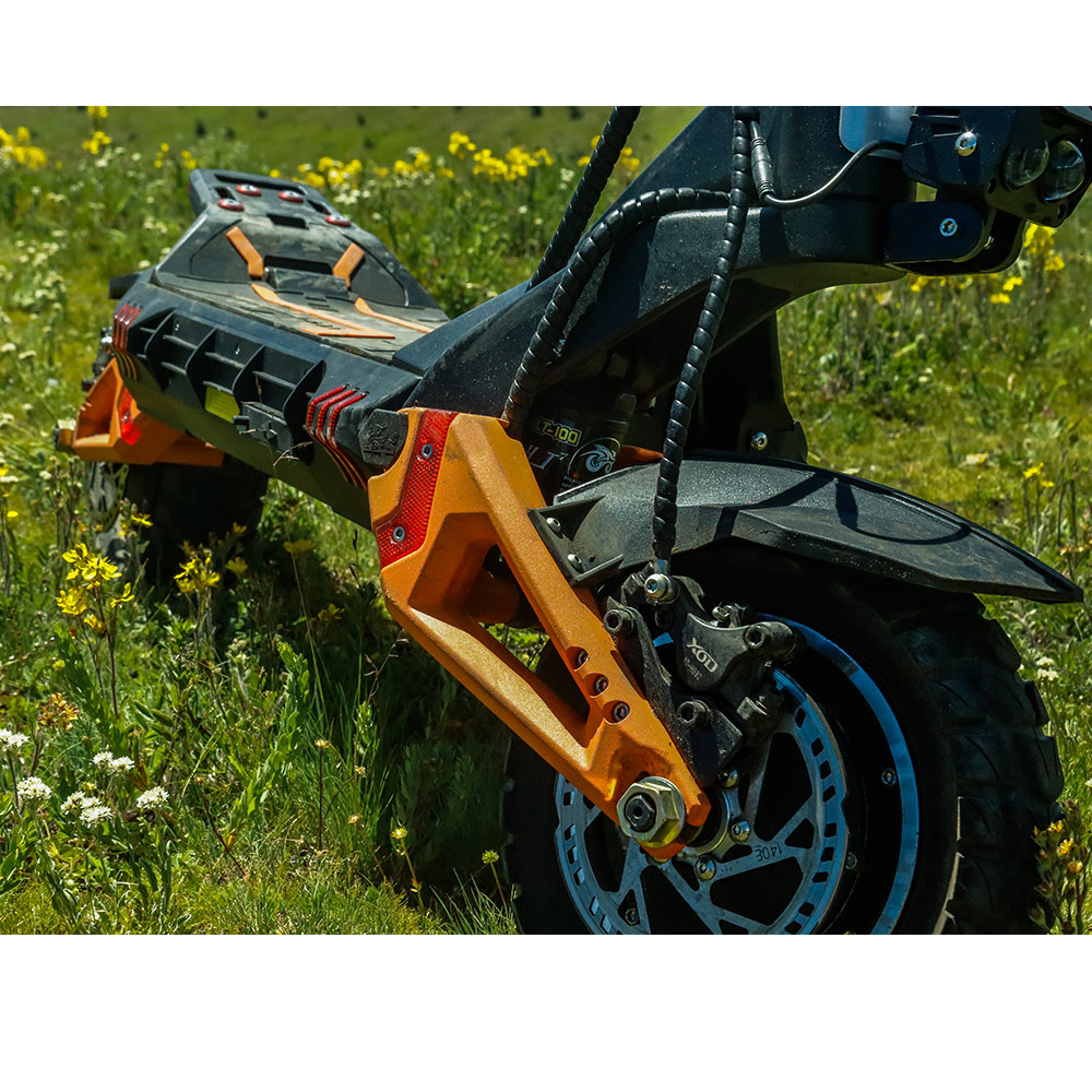 KuKirin G3 Pro 2024 Version 1200W*2 Motor Off-Road Electric Scooter 10 Inch Tire 52V 23.2Ah Removable Battery 80km range 65km/h Max Speed Dual Hydraulic Shock Absorber system IP54 Waterproof Dual Hydraulic Brake