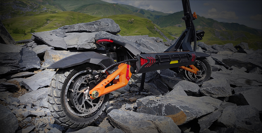 KuKirin G3 Pro 2024 Version 1200W*2 Motor Off-Road Electric Scooter 10 Inch Tire 52V 23.2Ah Removable Battery 80km range 65km/h Max Speed Dual Hydraulic Shock Absorber system IP54 Waterproof Dual Hydraulic Brake