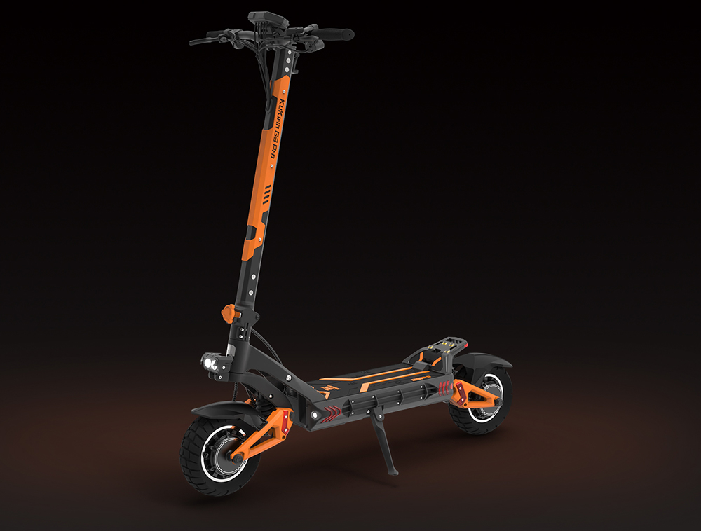 KuKirin G3 Pro 2024 Version 1200W*2 Motor Off-Road Electric Scooter 10 Inch Tire 52V 23.2Ah Removable Battery 80km range 65km/h Max Speed Dual Hydraulic Shock Absorber system IP54 Waterproof Dual Hydraulic Brake