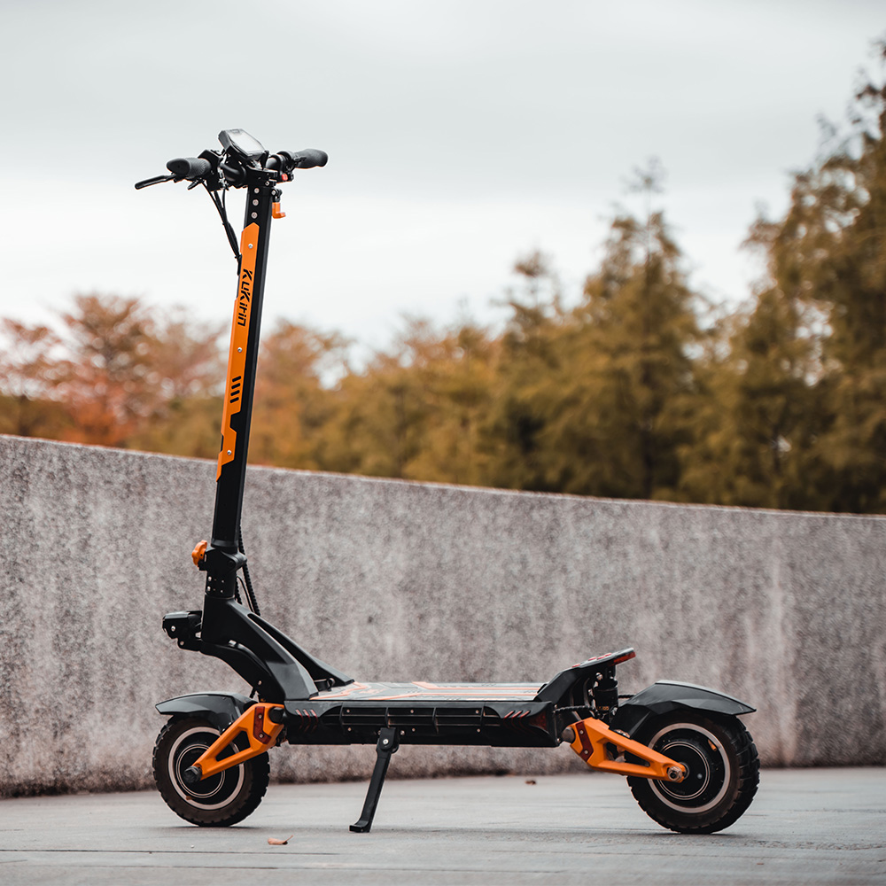 KuKirin G3 Pro 2024 Version 1200W*2 Motor Off-Road Electric Scooter 10 Inch Tire 52V 23.2Ah Removable Battery 80km range 65km/h Max Speed Dual Hydraulic Shock Absorber system IP54 Waterproof Dual Hydraulic Brake