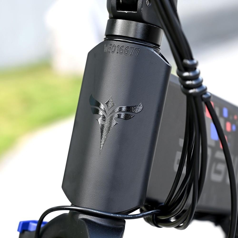 ENGWE X Folding Electric Bike 20*4.0 Inch Chaoyang Off-Road Fat Tires 250W Motor E-Bike 48V 13Ah Battery 25Km/h Max Speed 100KM Range Dual Disc Brake 150KG Max Load - White