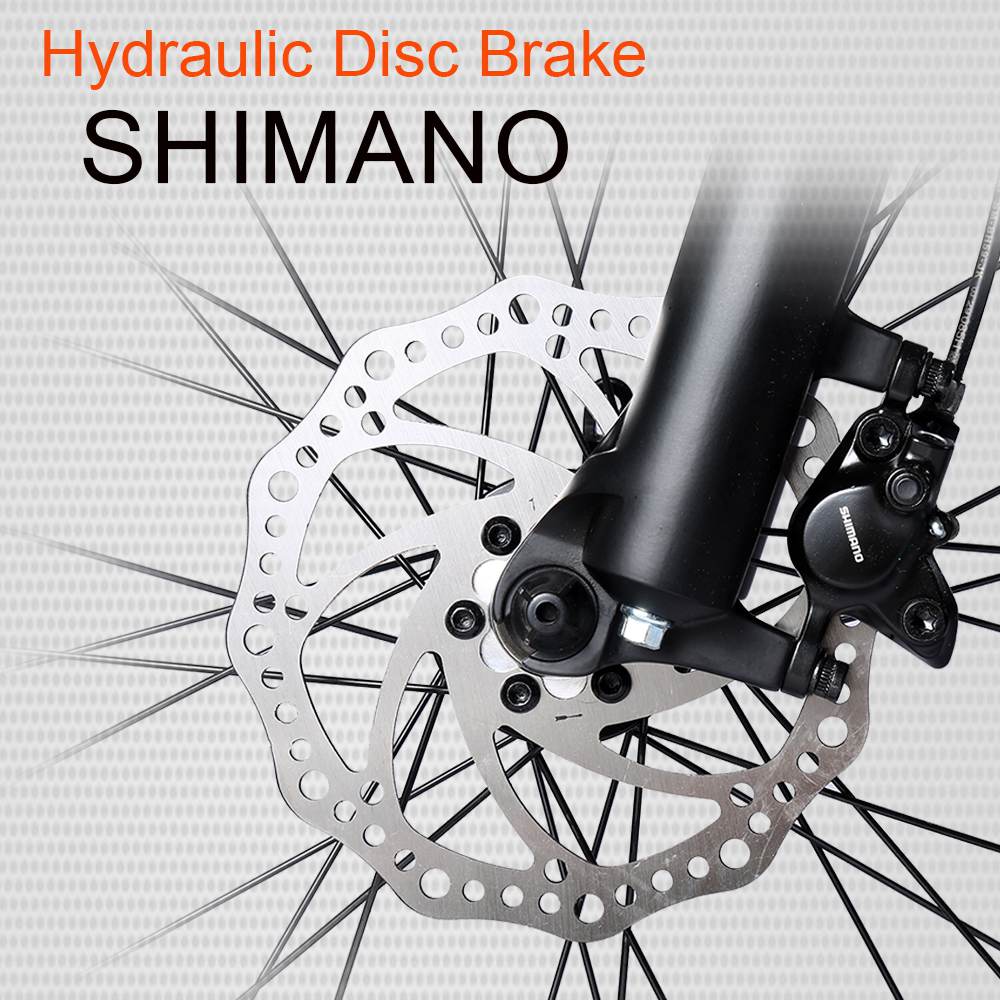 RANDRIDE YG90A Electric Bike 1000W Motor 45km/h Max Speed 48V 17Ah Removable battery 70-90KM Max Range 27.5*2.4'' CST Tires 120kg Load Shimano 21 Gears Hydraulic brake - Blue & Grey