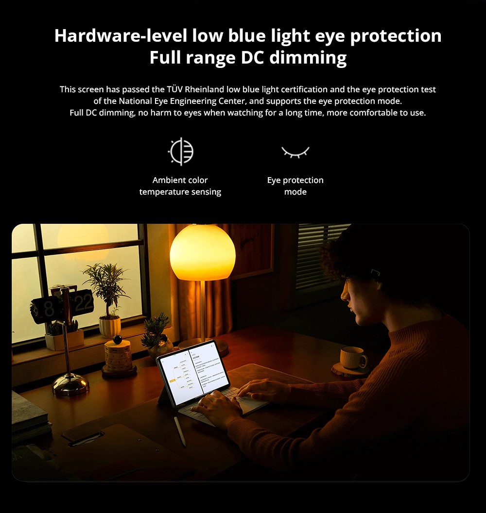 Xiaomi Pad 6 CN Version Snapdragon 870 Processor, Android 13, 8GB RAM 128GB ROM, 13MP Rear Camera 8MP Front Camera Dual-band WiFi - Blue