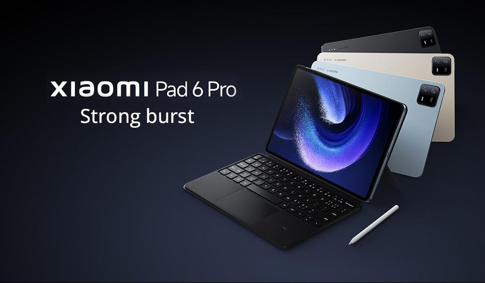 Xiaomi Pad 6 Pro CN Version Snapdragon 8+ Processor, Android 13, 8GB RAM 128GB ROM, 50MP + 20MP Cameras, WiFi 6 - Gold
