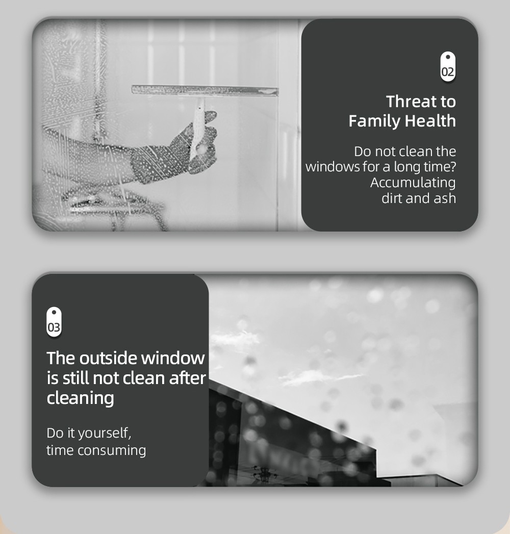 Liectroux YW509 Robot Window Cleaner, Double Water Spray, 3000Pa Suction Power, Laser Sensor Anti-fall, 3 Cleaning Modes, Intelligent Path Planning, Low Noise, Remote Control - White