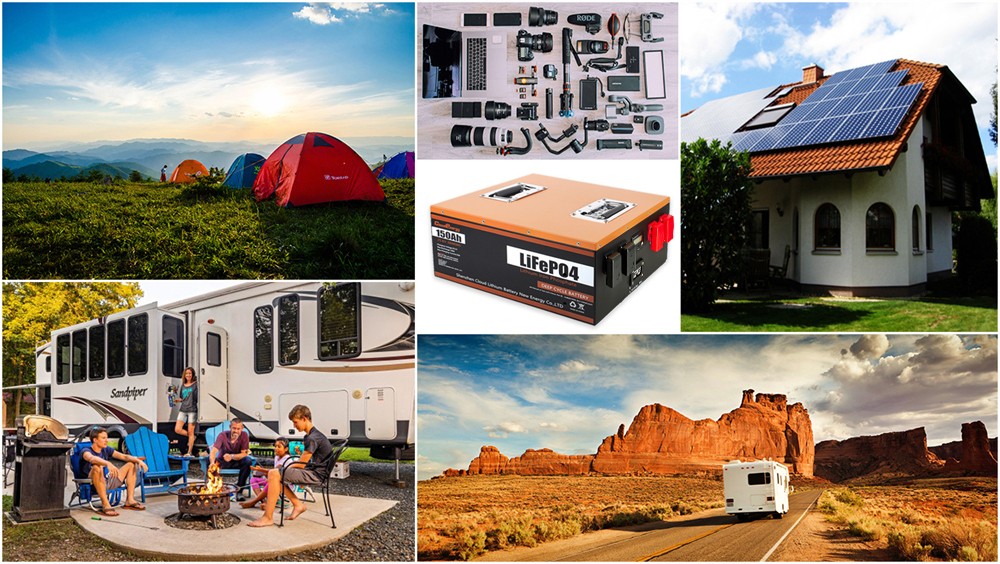 Cloudenergy 24V 150Ah LiFePO4 Battery Pack, 3840Wh Energy, 6000+ Cycles, Built-in 100A BMS