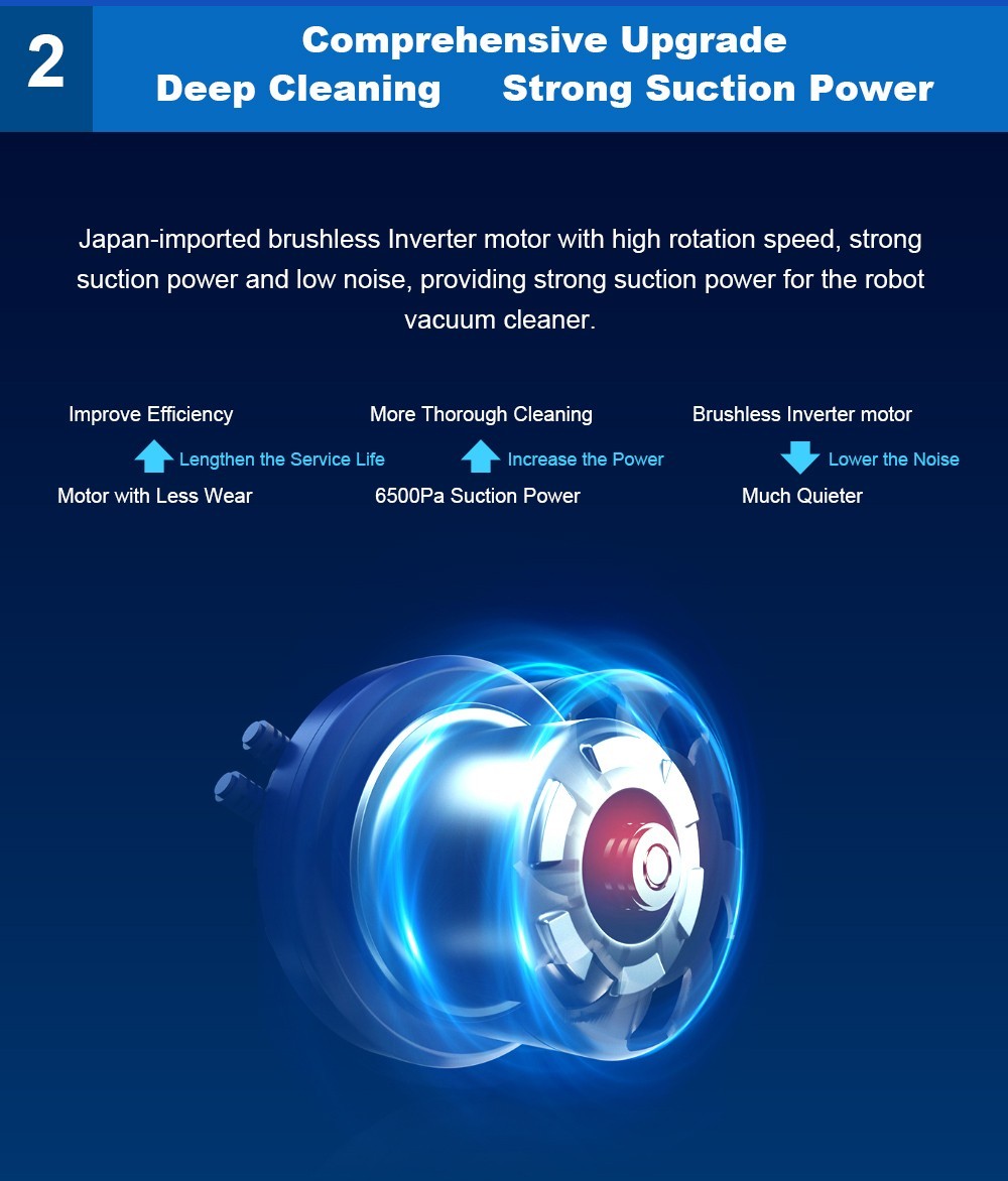 Liectroux X6 Robot Vacuum Cleaner, 6500Pa Suction, LDS Laser Navigation, 235ml Water Tank, 400ml Dustbin, 5 Maps Saved, 2600mAh Battery, App/Voice Control