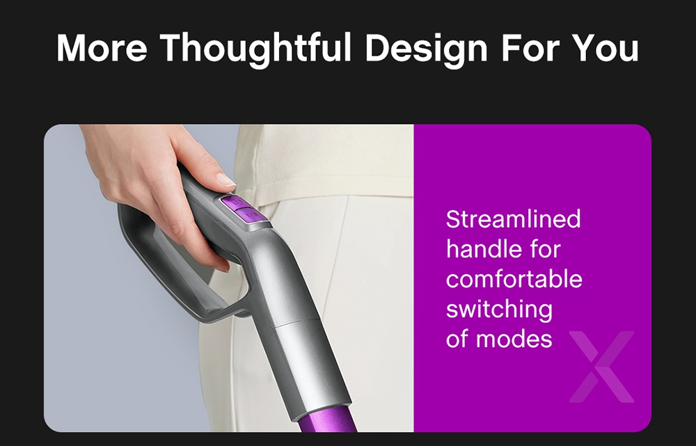 JIMMY PowerWash HW8 Pro Cordless Dry Wet Smart Vacuum Washer Cleaner 15000pa Brushless Digital Motor 3000mAh 35Mins Run Time Instantly Dry One-Touch Self-Cleaning LED Disply Detachable Water Tank Replaceable Battery Pack- Purple