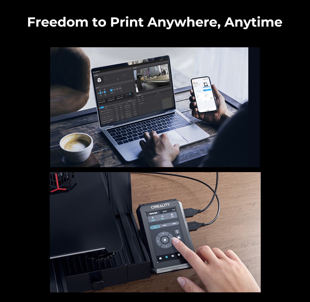 Creality Nebula 3D Printer Control Screen Camera Smart Kit, 1920x1080 Resolution, Remote Monitoring, Time-Lapse Photography