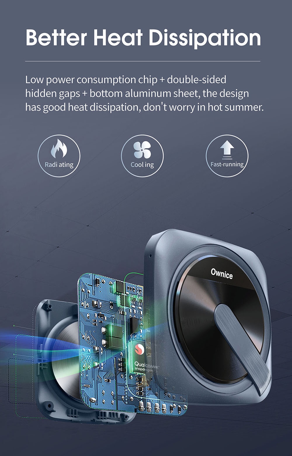 Ownice A0 Wired to Wireless Android Auto Ai Box for Original Car with Wired CarPlay