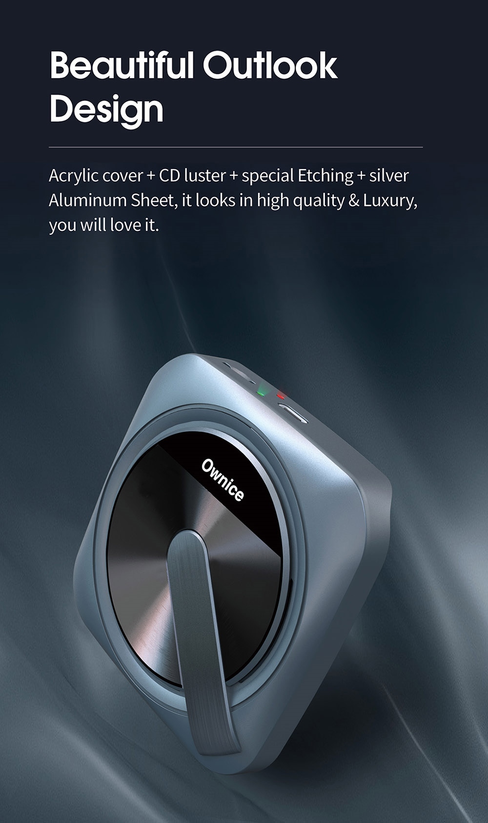 Ownice A0 Wired to Wireless Android Auto Ai Box for Original Car with Wired CarPlay