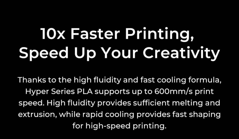 Creality Hyper-PLA Filament 1kg - Yellow