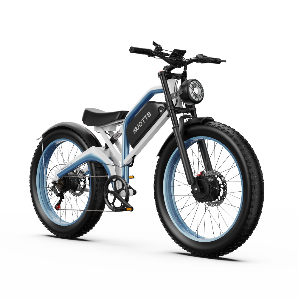 DUOTTS N26 Electric Bike, 750W*2 Motors, 55km/h Max Speed, 26*4.0