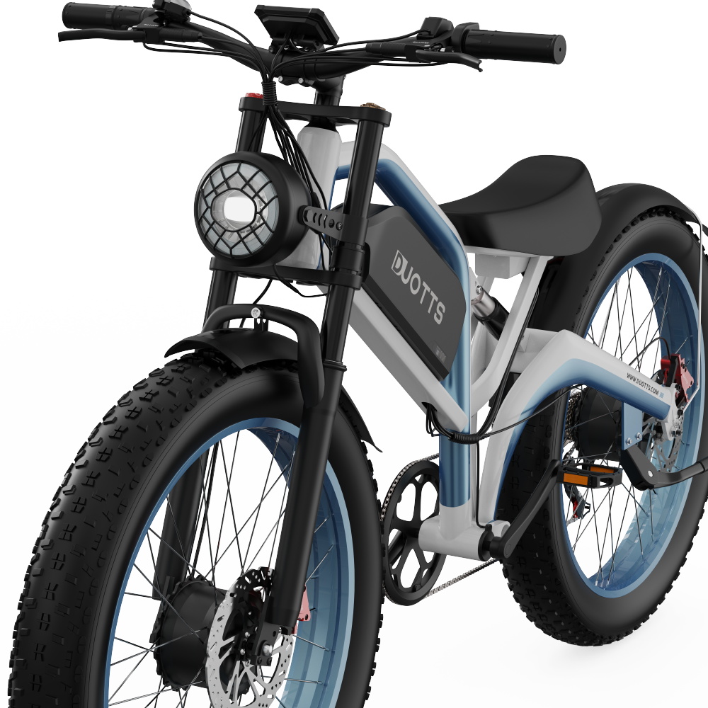 DUOTTS N26 Electric Bike, 750W*2 Motors, 55km/h Max Speed, 26*4.0