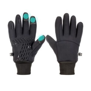 Winter Thermal Gloves Screen-Touch Friendly Versatile Fit - Size M, Black