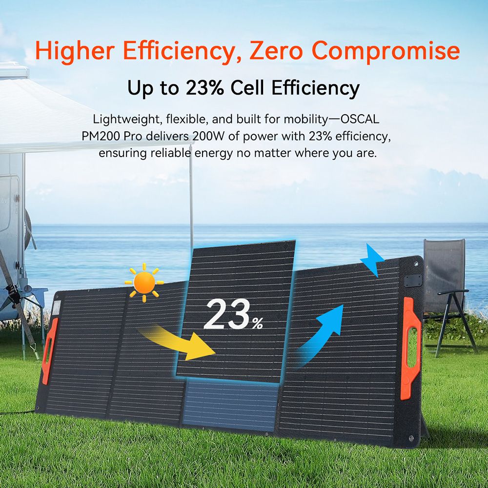 Blackview Oscal PM200 Pro 200W Foldable Solar Panel