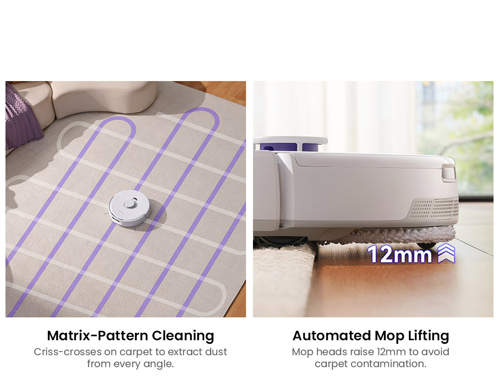 Narwal Freo X Ultra Robotic Vacuum and Mop with Auto Washing and Self-Empty, Strong 8200Pa Suction Power, Zero-Tangling Floating Brush, Automated Mop Lifting To 12mm, All-in-One Base Station