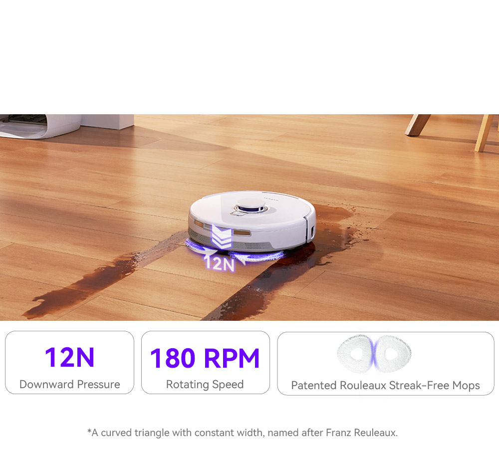 Narwal Freo X Ultra Robotic Vacuum and Mop with Auto Washing and Self-Empty, Strong 8200Pa Suction Power, Zero-Tangling Floating Brush, Automated Mop Lifting To 12mm, All-in-One Base Station