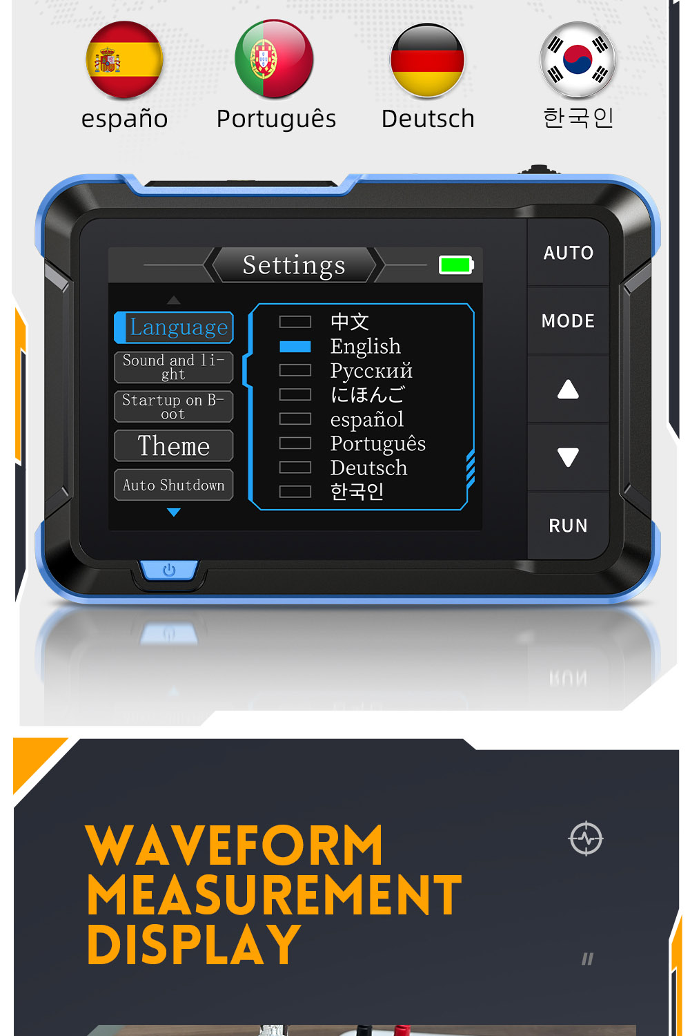 FNIRSI DSO153 Digital Oscilloscope, 2.8inch Screen, Automatic Adjustment, 1000mAh Lithium Battery, 1KHz Calibration Square Wave, 1Mhz Bandwidth, 5MS/s Sample Rate, Premium Version