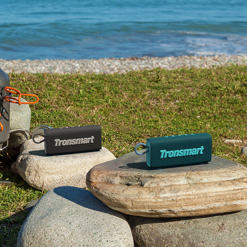 Refurbished Tronsmart Trip Portable Bluetooth 5.0 Speaker with 10W  IPX6 Waterproof black