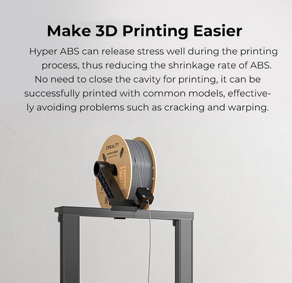 Creality Hyper Series ABS Filament 1.75mm 1kg - White