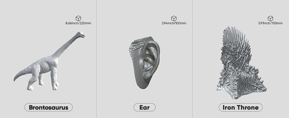 3DMakerpro Seal Lite 3D Scanner, 0.02mm Accuracy, 0.07mm Resolution,  Anti-shake Lenses, 10fps Frame, Visual tracking